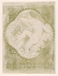Femme nue dans les vagues