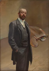 Autoportrait à la palette