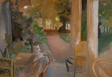 Sur la véranda