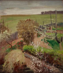 Paysage printanier de la campagne
