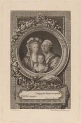 Louis XVI, Marie-Antoinette et Louis-Charles, 1793