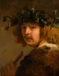 Berger avec une flûte (Autoportrait)