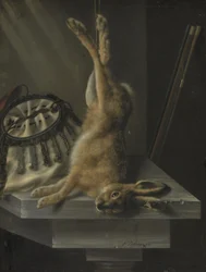 Un lièvre mort