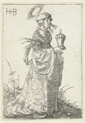 Marie Madeleine avec un pot de baume