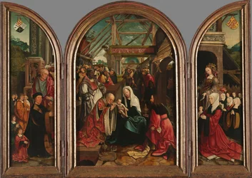 Triptyque avec l