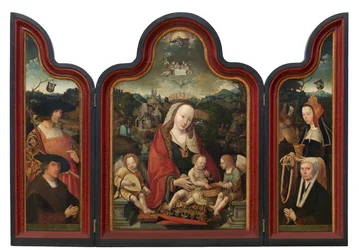 Triptyque de Pompeius Otto et sa femme Gerbich Claesdr