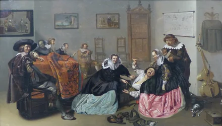 French: Scène galante Brothel Scene