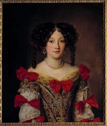 Mode flamande du XVIIe siècle : «Portrait de femme». Une jeune fille vêtue d