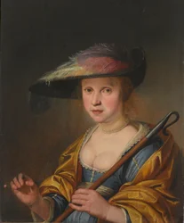 Dame en bergère