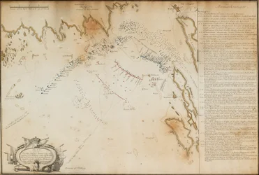 La bataille de la baie de Viborg, 1790 Carte, 1790