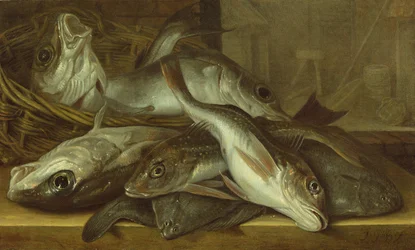 Nature morte de poissons