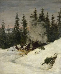 Brûlage de charbon