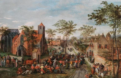 La kermesse du village de Jacob Grimmer