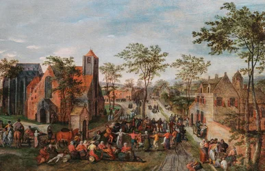 Fête de village, années 1580