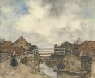 Canal hollandais, Rijswijk, seconde moitié du 19ème siècle