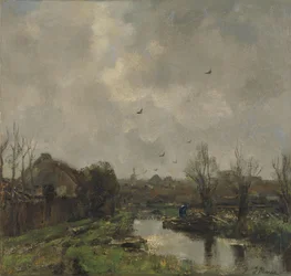Paysage dans la région de La Haye