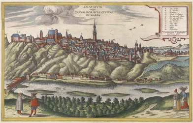 Vue de Znaymvm/Znojmo en Tchéquie