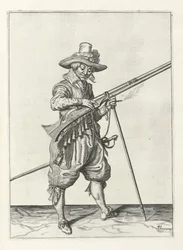 Mousquetaire en garde, c.1600