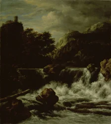 Paysage Montagneux avec Cascade