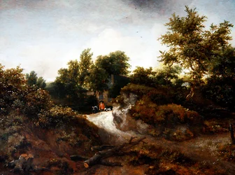 Paysage de dune boisée