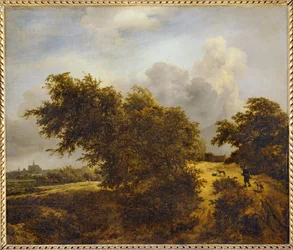 Chemin dans les dunes de Haarlem ou Le Buisson ...
