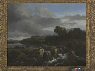 Paysage Avec Cascade