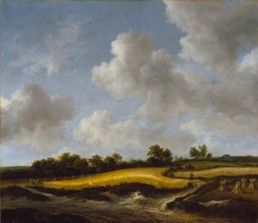 Paysage avec un champ de blé, vers 1660