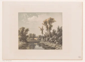 Paysage avec rivière