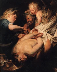 Apollon écorchant Marsyas, vers 1625