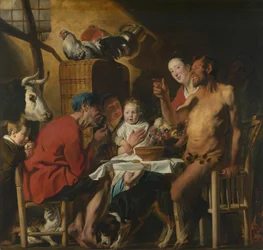 Le satyre chez le paysan