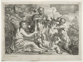 Jupiter nourri par la chèvre Almathea