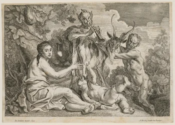 Jupiter nourri par la chèvre Amalthée