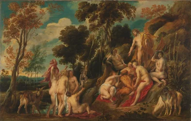Pan puni par des nymphes, vers 1640 (huile sur toile)