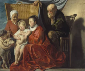 La Sainte Famille avec Anne et le jeune Jean