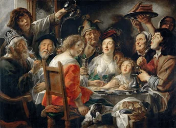 Le roi boit, ou repas de famille à la fête de l