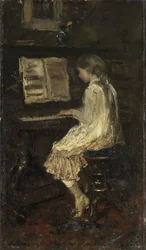 Fille au piano