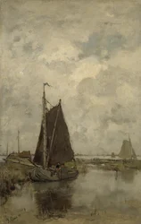Navires par temps gris