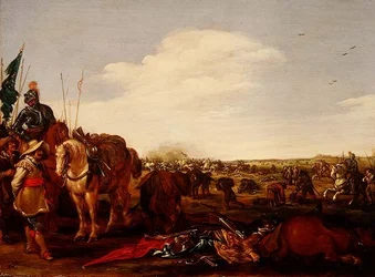 Une scène de bataille