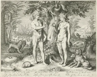 Adam et Ève au paradis