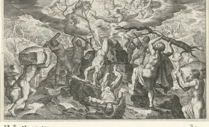 Bacchus aide à vaincre les Titans