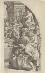 Noces de Cana, feuille droite