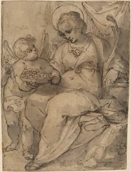 Martyr avec un ange