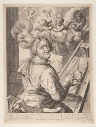 Saint Luc peignant la Vierge