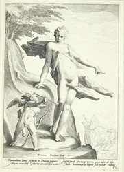 Vénus ordonne à Cupidon de tirer une flèche sur Pluton