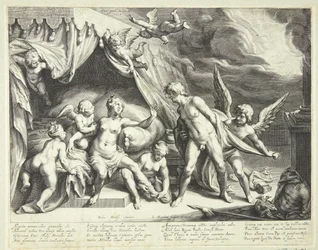 Vénus et Mars découverts par Apollon