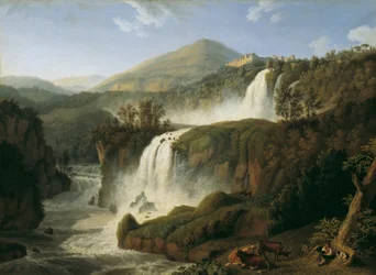 La grande cascade de Tivoli près de Rome