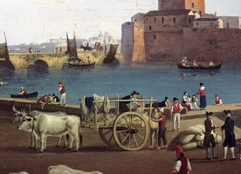 Vue du port de Tarente, par Philippe Hackert (1737-1807)