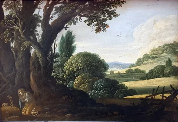 Paysage avec Magdalena pénitente ; Kat.Nr. 1973