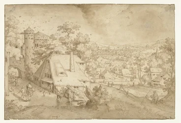 Paysage avec Abraham et Isaac