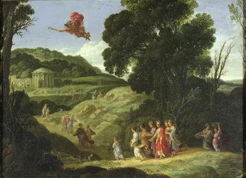 Mercure et Herse, c.1605-08